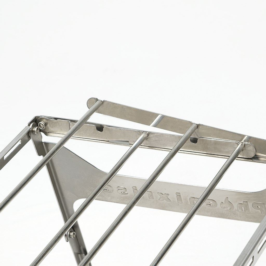 Grill, 2 Burner Plates, Silver, Height 283-333 x Depth 265 x Width 400-437mm