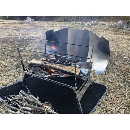 Grill, 2 Burner Plates, Silver, Height 283-333 x Depth 265 x Width 400-437mm