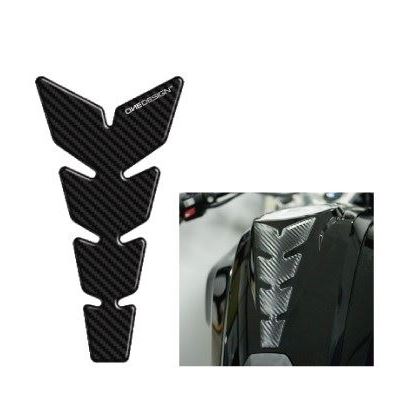 タンクパッド ソフトタッチスリム マットカーボン 200mm×103mm