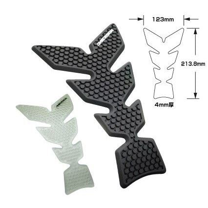 タンクパッド HDR マットクリア 213mm×123mm 4mm厚 フィッシュボーンレギュラー