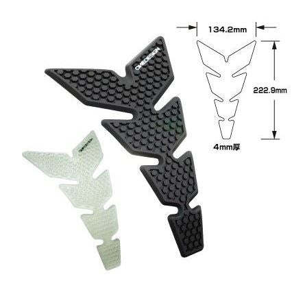 タンクパッド HDR ブラック 222mm×134mm 4mm厚 フィッシュボーンビッグ