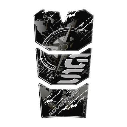 タンクパッド ADV アドベンチャー ホワイトスクラッチ 199.4mm×109.8mm