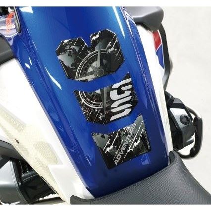 タンクパッド ADV アドベンチャー ホワイトスクラッチ 199.4mm×109.8mm