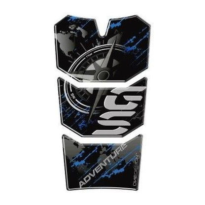 Tank Pad ADV Adventure Blue Scratch 199.4mm x 109.8mm