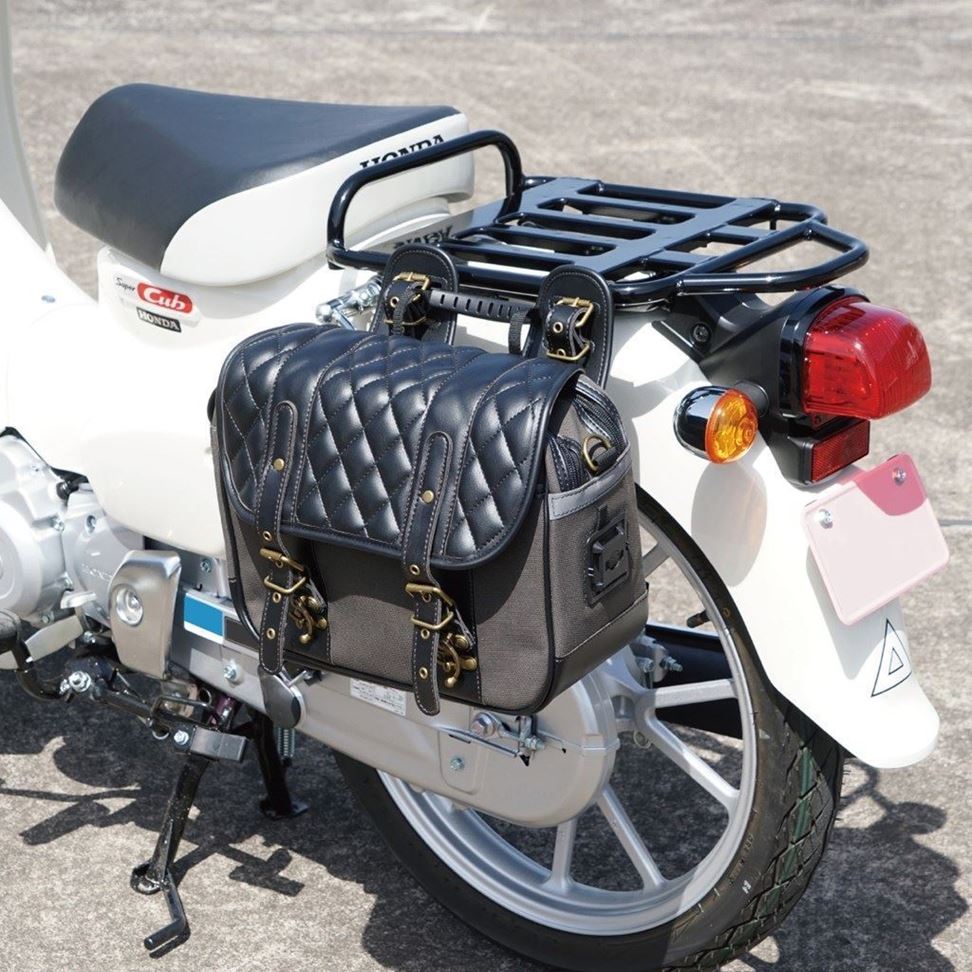 HBシングルDサドルバッグ コットンカーキ 9.5L