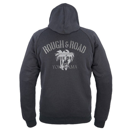 ラフライドZIPパーカーエアスルーパッドセット ブラック