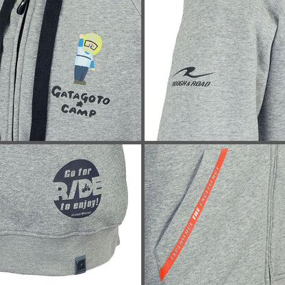 ラフライドジップパーカー ガタゴト XL