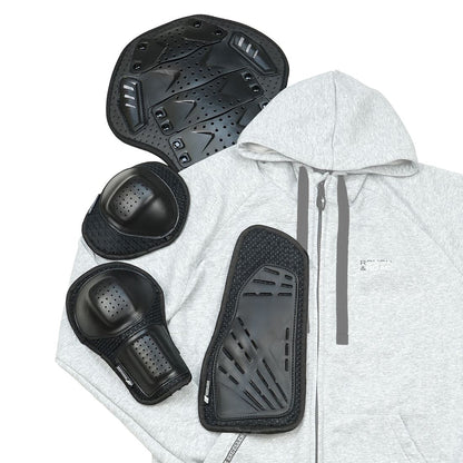 ラフライドジップパーカー ハードパッドセット ガタゴト L