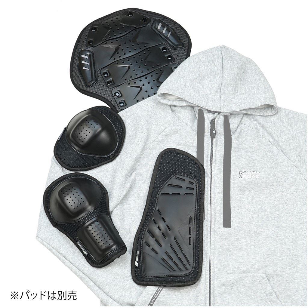 ラフライドZIPパーカー ホワイト