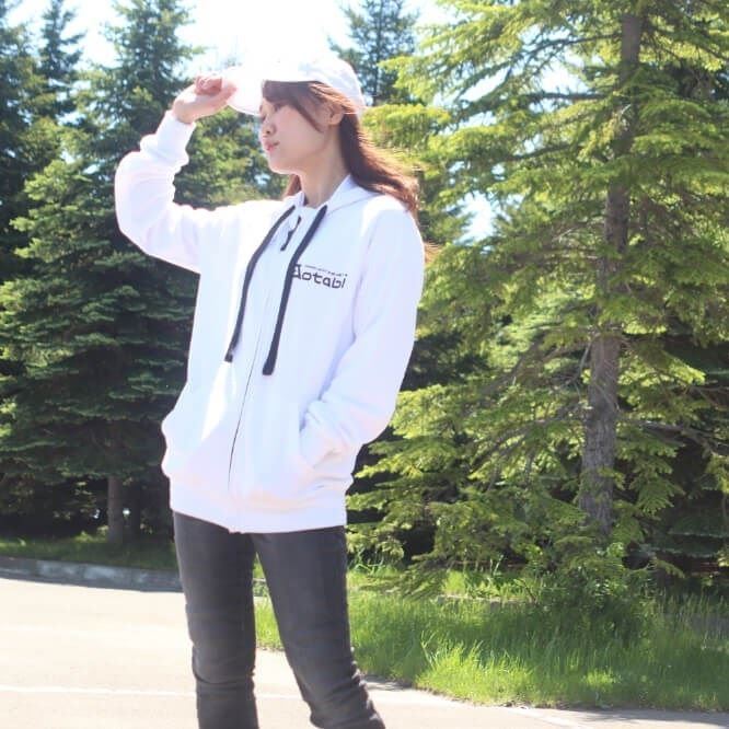 ラフライドZIPパーカー ホワイト