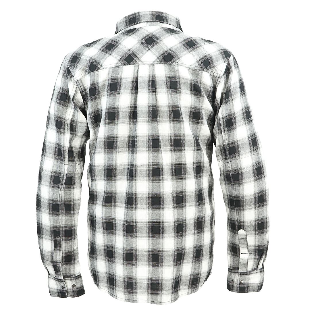 ラフライドシャツFP チェックブラック M