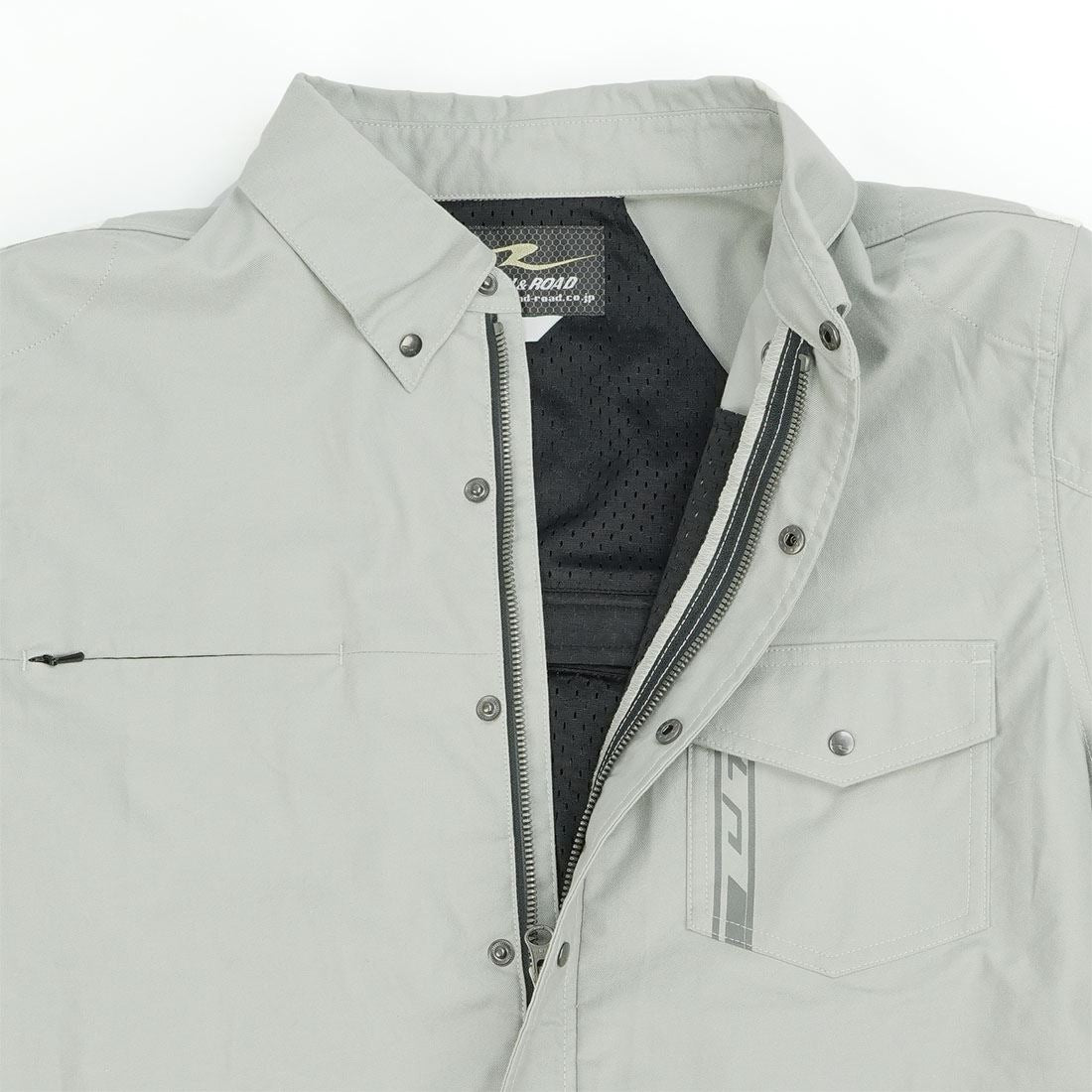 ラフライドシャツFP グレー LL