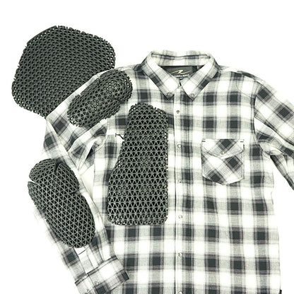 ラフライドシャツFP グレー LL