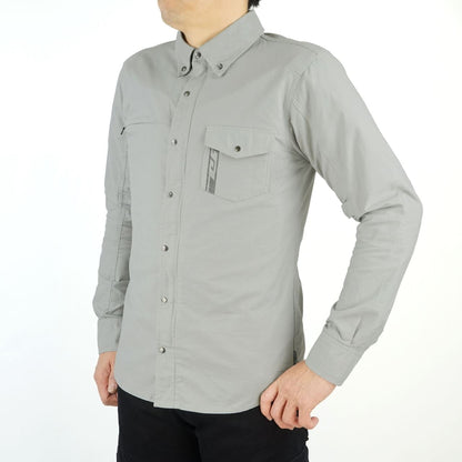 ラフライドシャツFP グレー LL