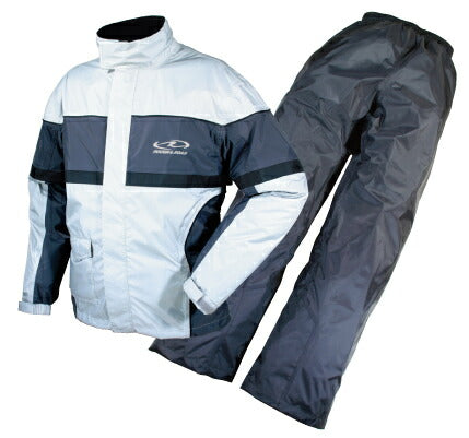 Glide Rain Suit, M size, Platinum Silver