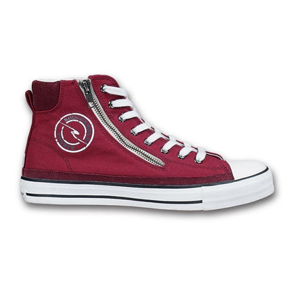 ラフライディングスニーカー ワイン