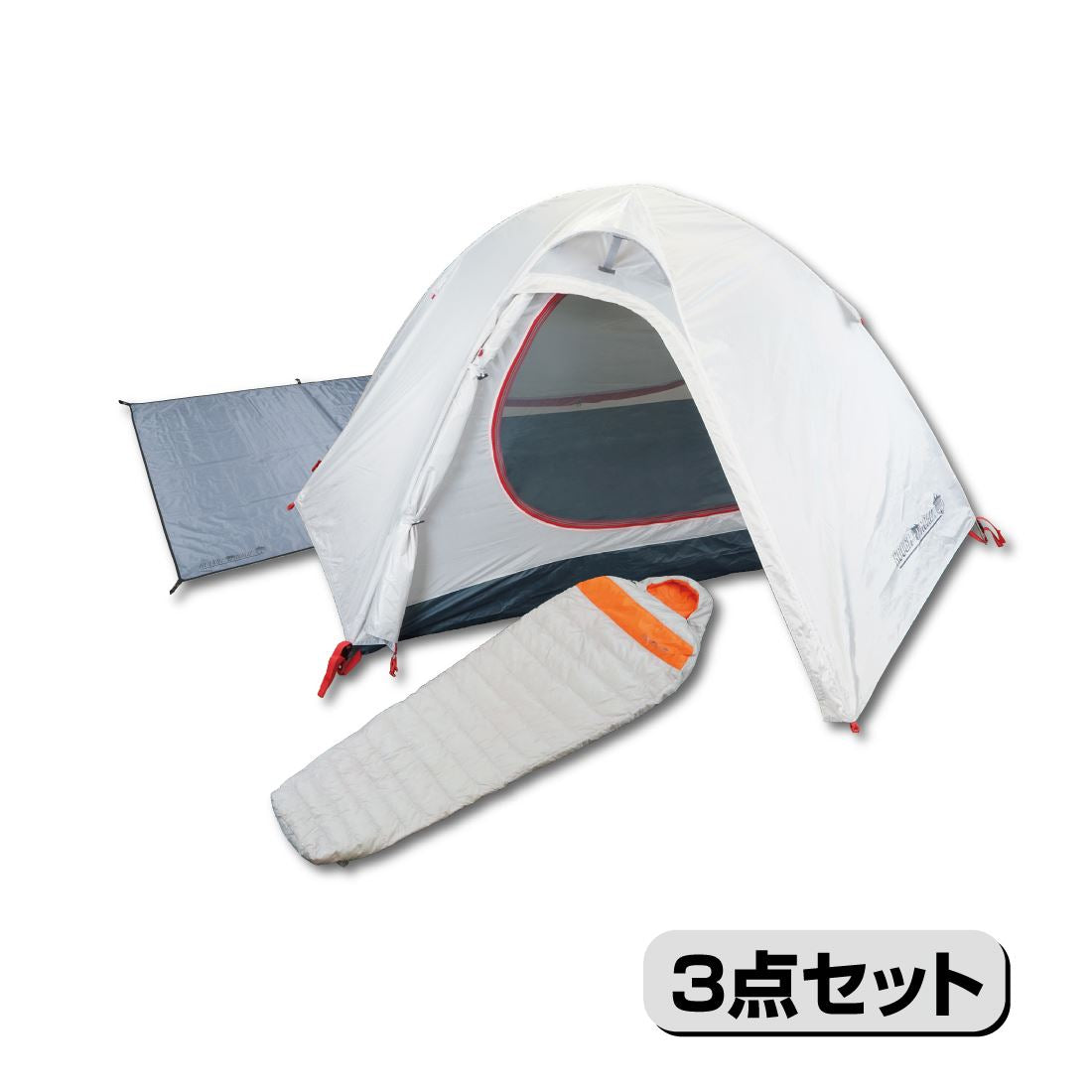 MOTTO Rafuro Camp 3-piece Set Ver. 2 Cool Gray 310×220×110cm