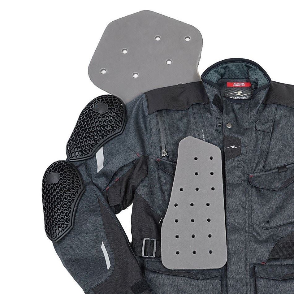 デュアルテックスアドベンチャーオールシーズンジャケット ヘリンボーンチャコール