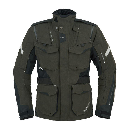 デュアルテックスアドベンチャーオールシーズンジャケット ヘリンボーンダークオリーブ