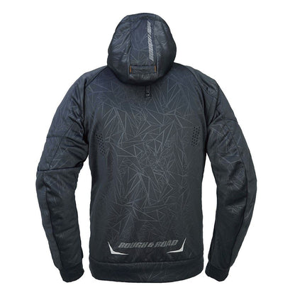 エアスルーライディングフーディFP エンボスブラック