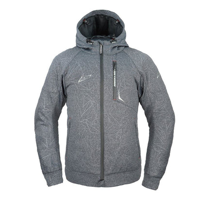 Air Through Riding Hoodie FP Embossed Grey