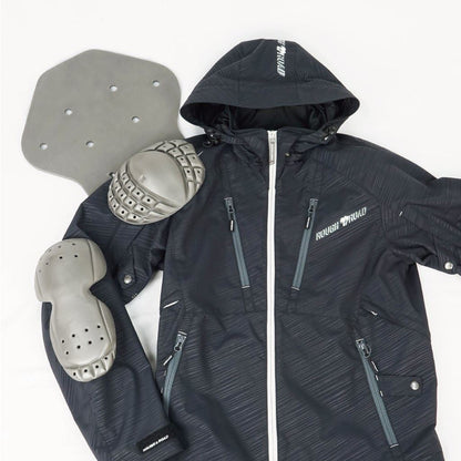 ラフパーカー エンボスダークオリーブ