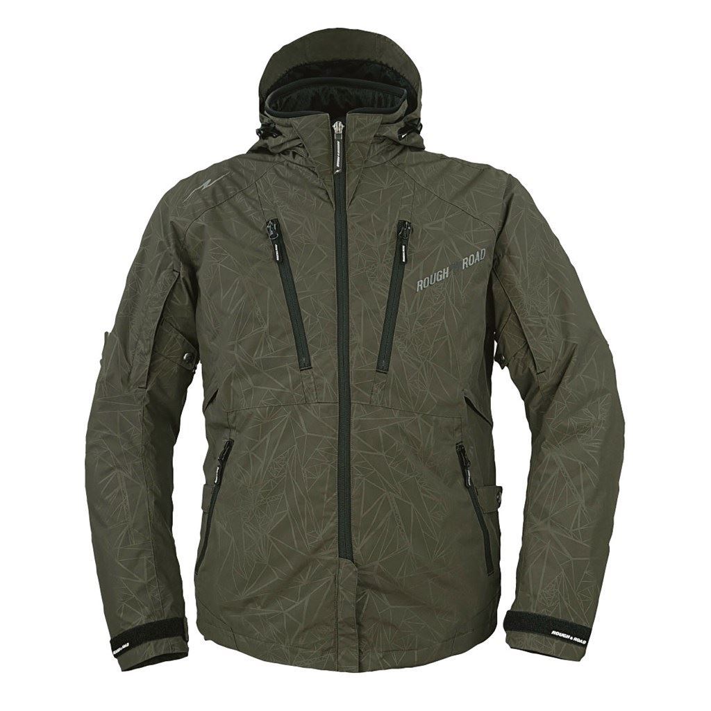 ラフパーカー エンボスダークオリーブ