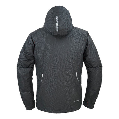 Rough Parka Slash Black x Red