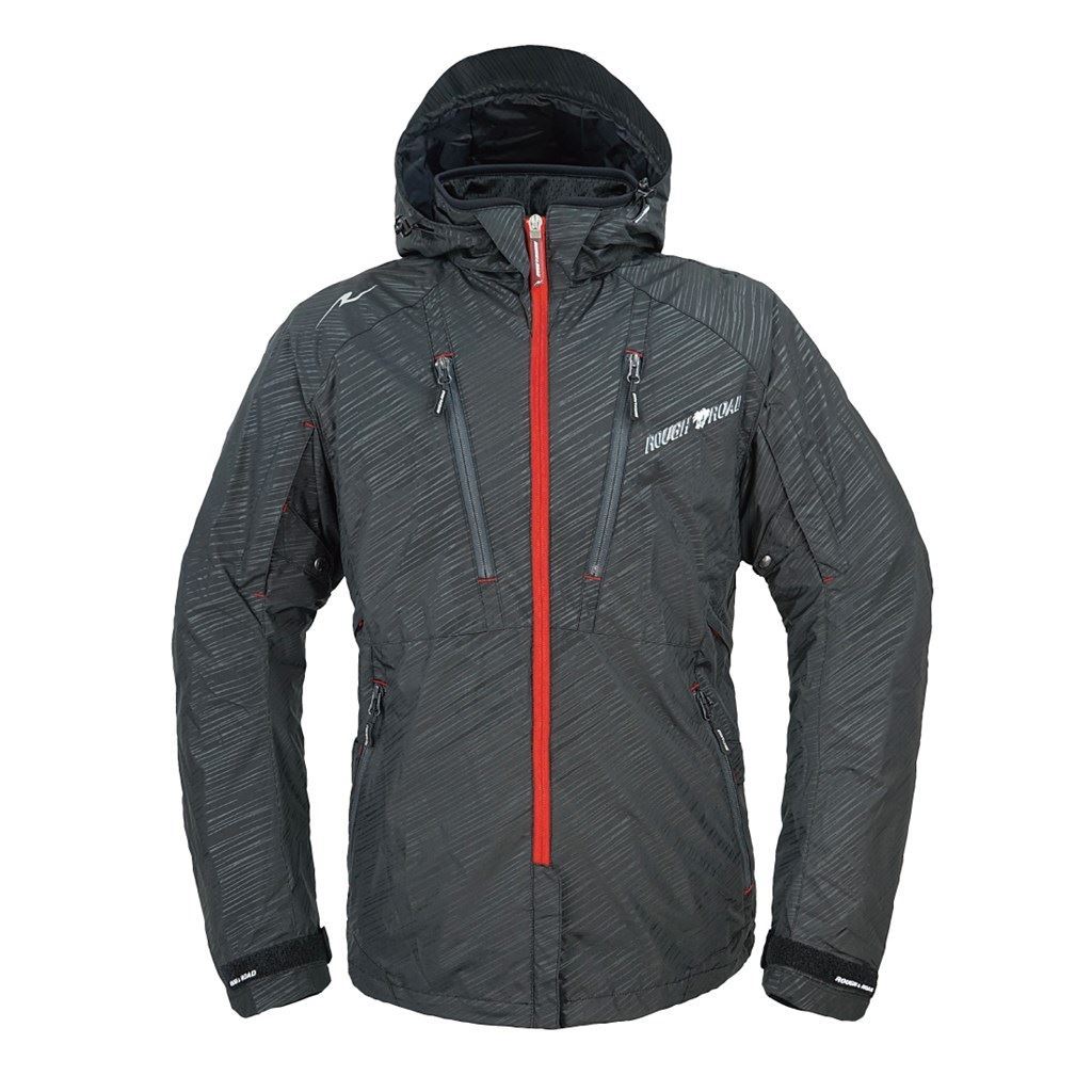 Rough Parka Slash Black x Red