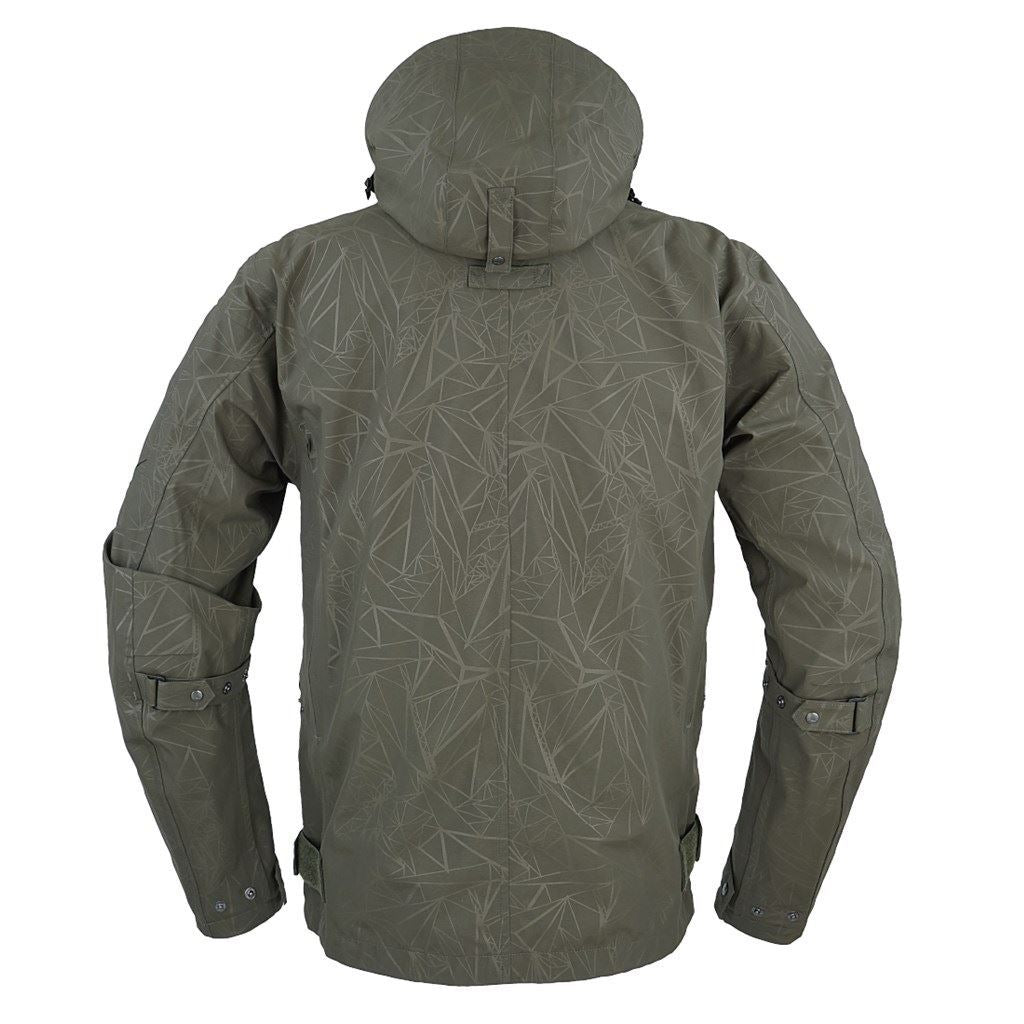 デュアルテックスストームパーカーFP エンボスダークオリーブ