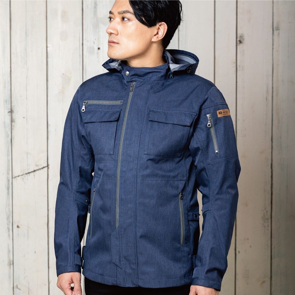 デュアルテックスストームパーカーFP ミッドナイトブルー