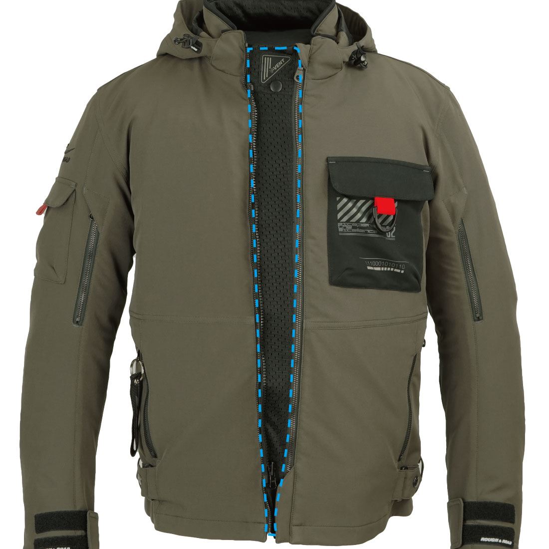 エアスルーソフトシェルストレッチパーカーFP ウィメンズ ダークオリーブ WL