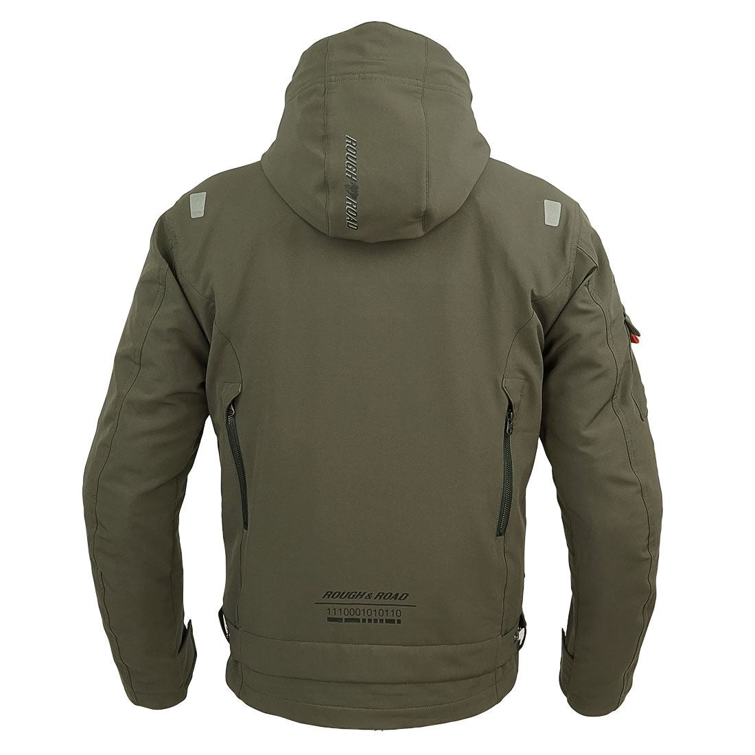 エアスルーソフトシェルストレッチパーカーFP メンズ ダークオリーブ L