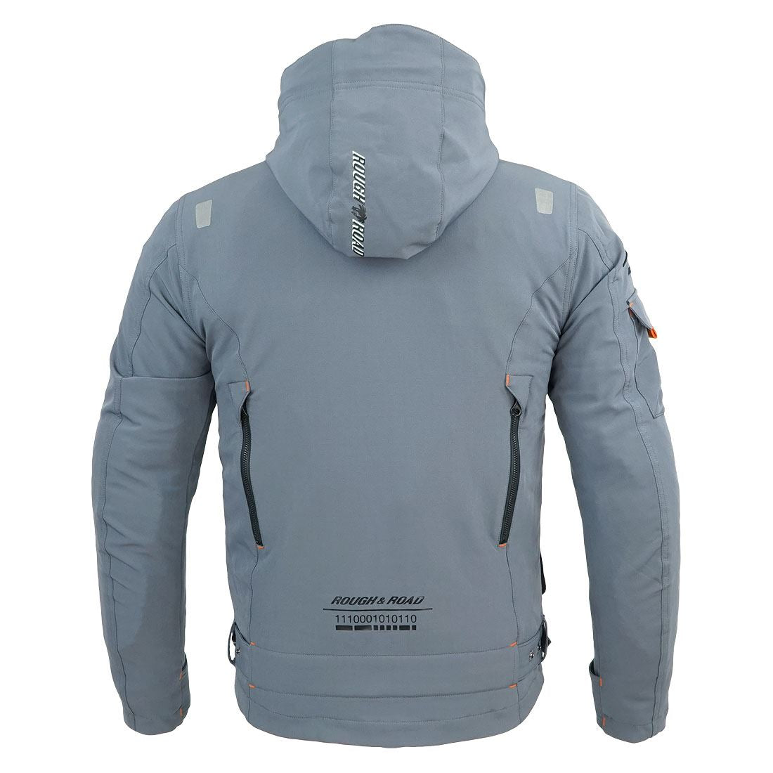 エアスルーソフトシェルストレッチパーカーFP メンズ グレー XL