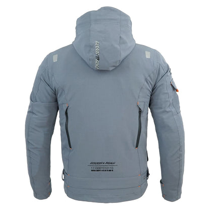 エアスルーソフトシェルストレッチパーカーFP メンズ グレー XL