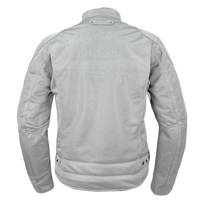 ライディングZIPメッシュジャケットEM オールシルバー