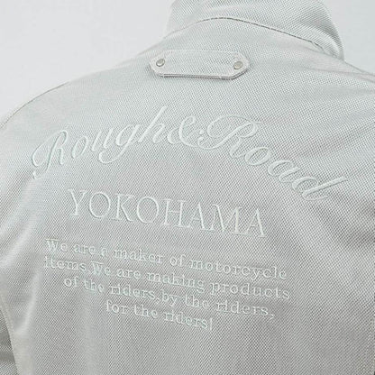 ライディングZIPメッシュジャケットEM オールシルバー