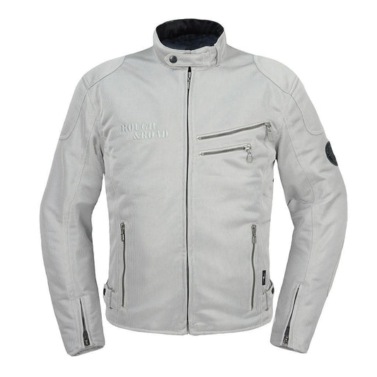 ライディングZIPメッシュジャケットEM オールシルバー