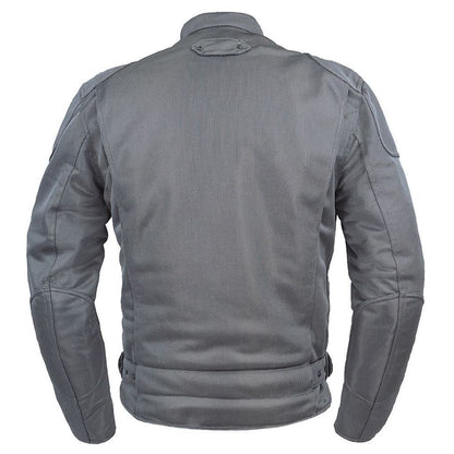 ライディングZIPメッシュジャケット ガンメタ