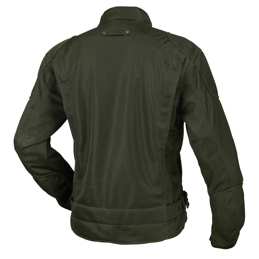 ライディングZIPメッシュジャケット オリーブ