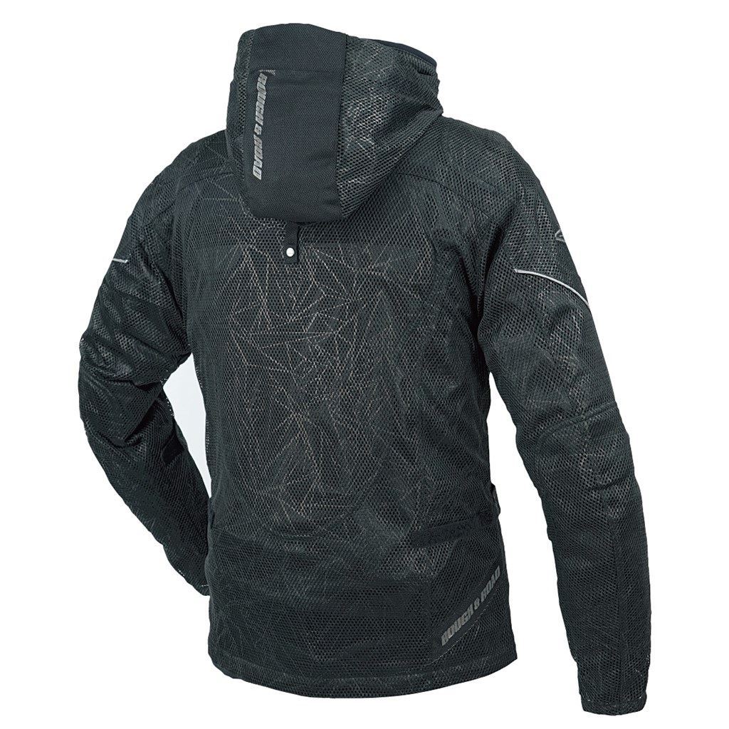 ダイレクトエアメッシュパーカーFP エンボスブラック