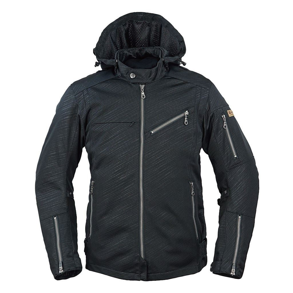 アーバンメッシュパーカーFP スラッシュブラック