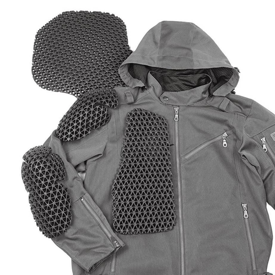 アーバンメッシュパーカーFP スラッシュブラック