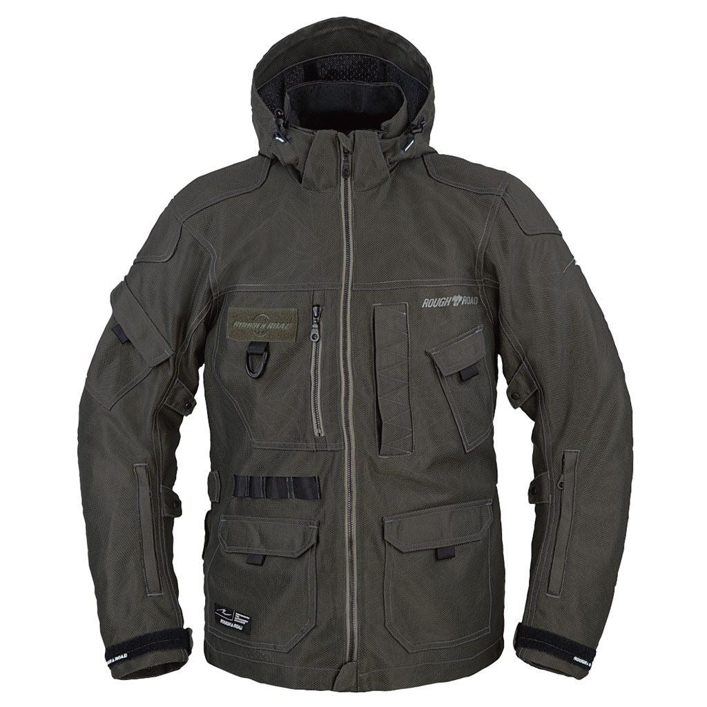 マウンテンメッシュパーカー エンボスダークオリーブ