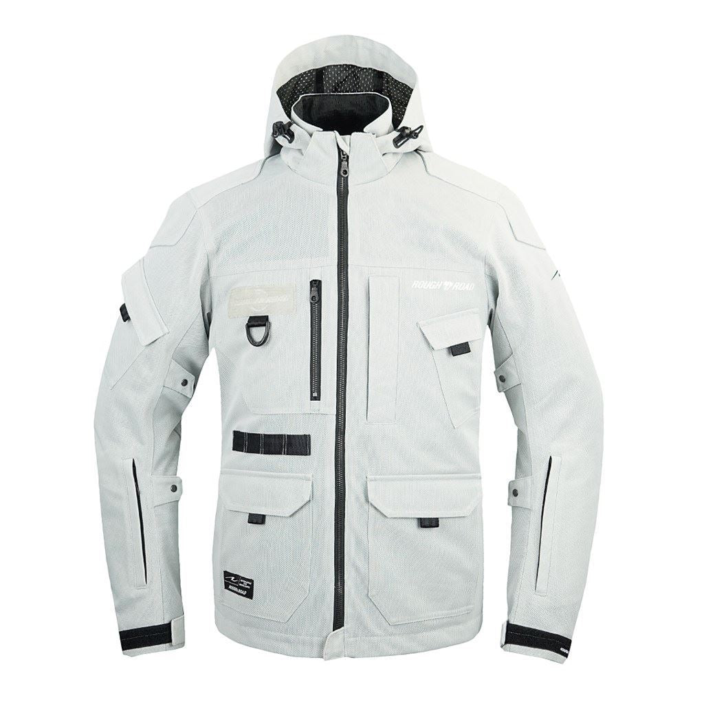 マウンテンメッシュパーカー シルバー