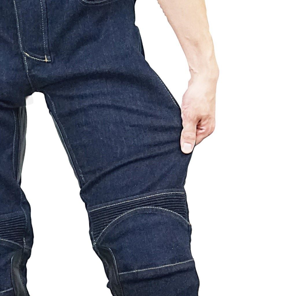 EI:EO ストレッチライドデニム ワンウォッシュネイビー