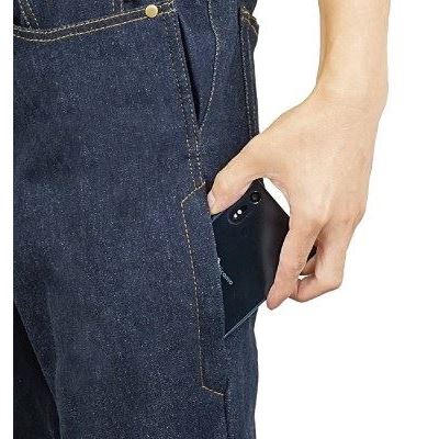 ストレッチデニムパンツルーズフィット ブラック