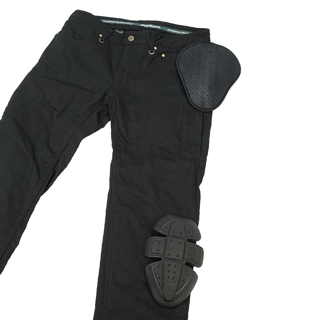 ストレッチデニムパンツルーズフィット ワンウォッシュネイビー