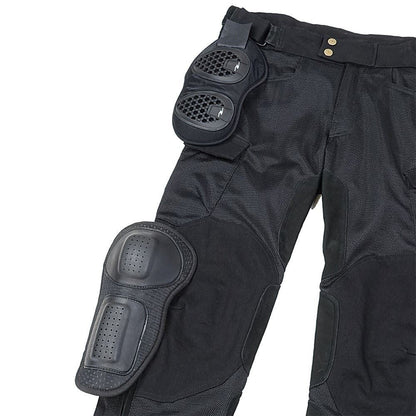 フルプロテクションメッシュパンツルーズフィット ブラック