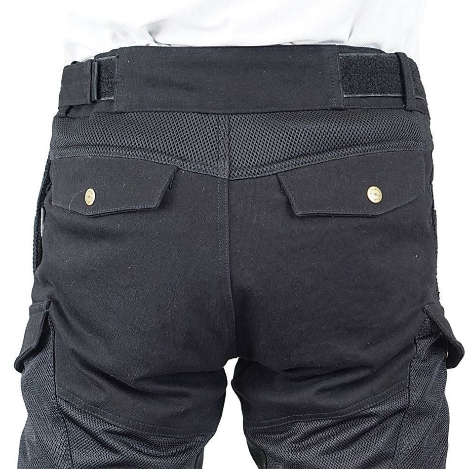 フルプロテクションメッシュパンツルーズフィット ブラック